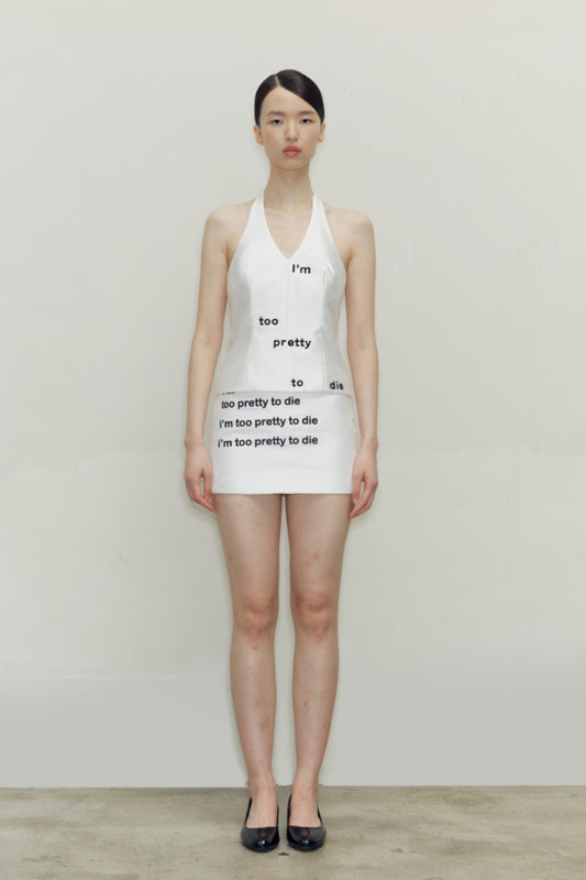 zhuu da.  Low-rise mini skirt